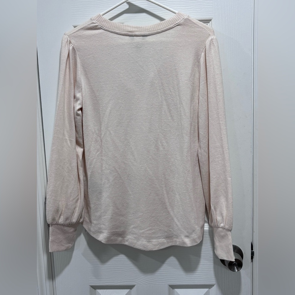 💚Buffalo David Bitton Women's Blush Long Sleeve Blouse 💚 - Picture 3 of 12